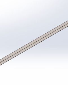 U profile side panel for cooling 34x32x1800x0.43
